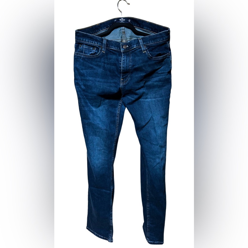 Men's Hollister Dark Blue Boot Cut Pants – Size W36 L34